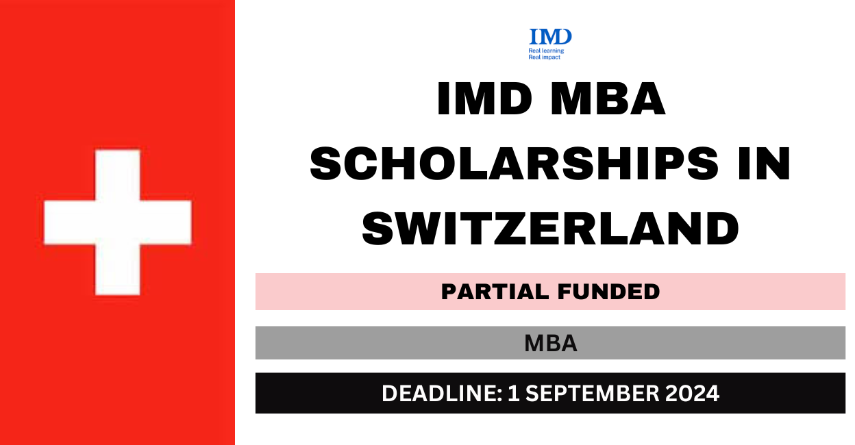 Feature image for IMD MBA Scholarships in Switzerland 2024