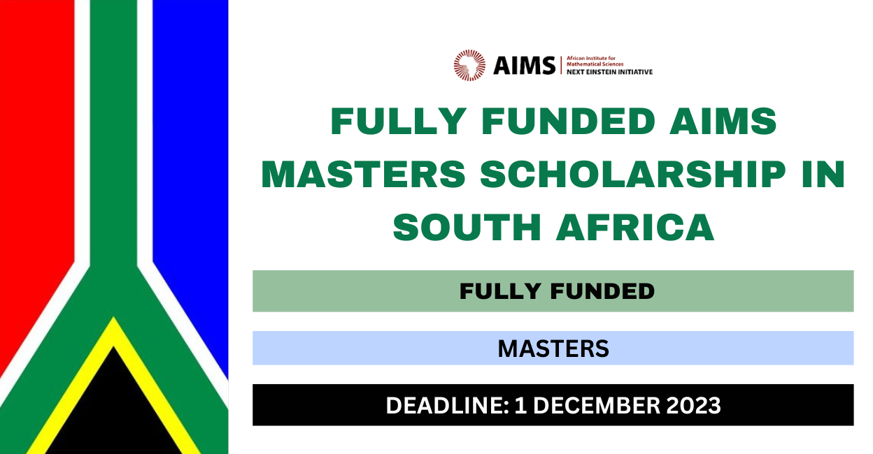 Feature image for Fully Funded AIMS Masters Scholarship in South Africa 2024
