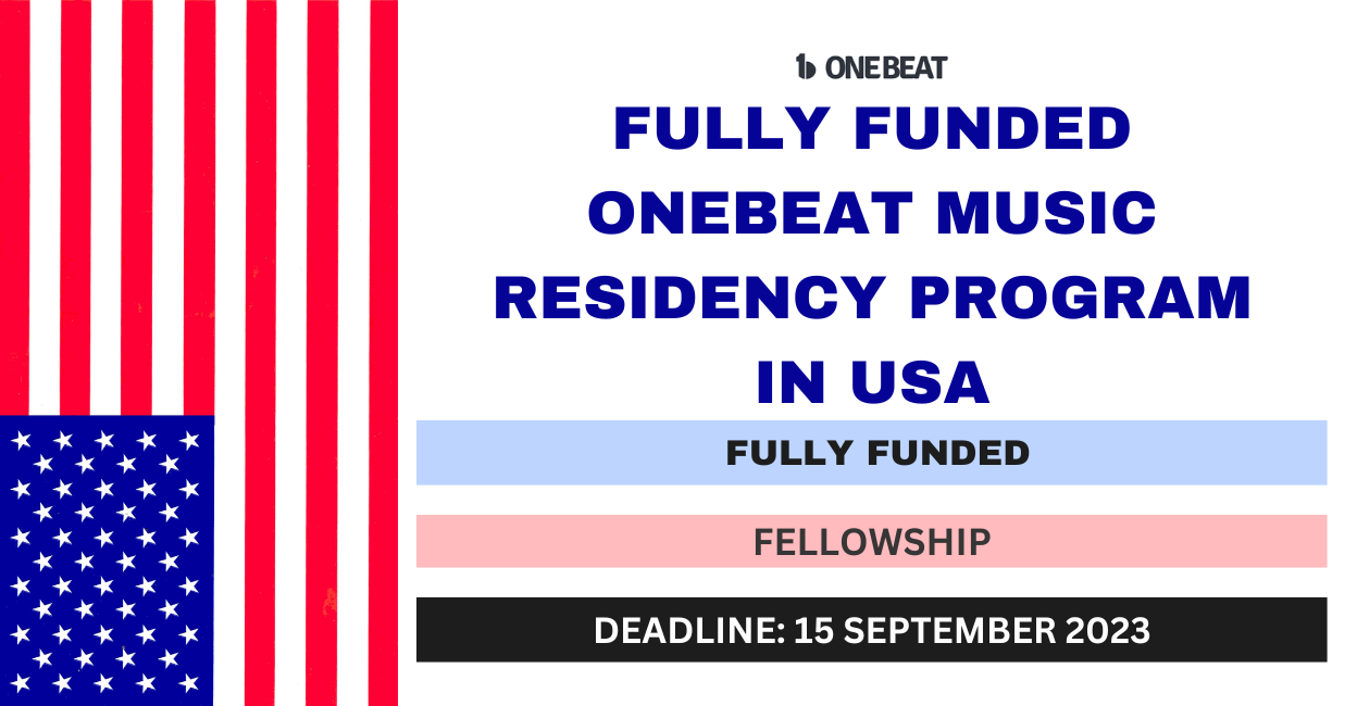 Feature image for Fully Funded OneBeat Music Residency Program in USA 2024