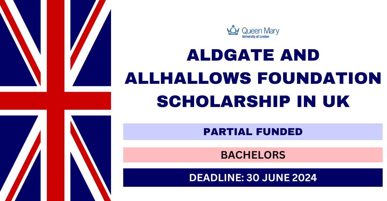 Feature image for Aldgate and Allhallows Foundation Scholarship in UK 2024