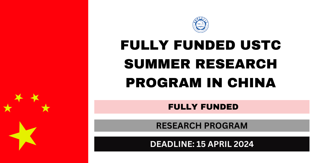 Feature image for Fully Funded USTC Summer Research Program in China 2024