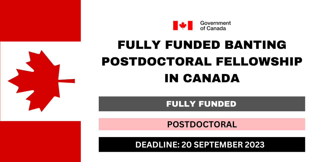 Feature image for Fully Funded Banting Postdoctoral Fellowship in Canada 2023