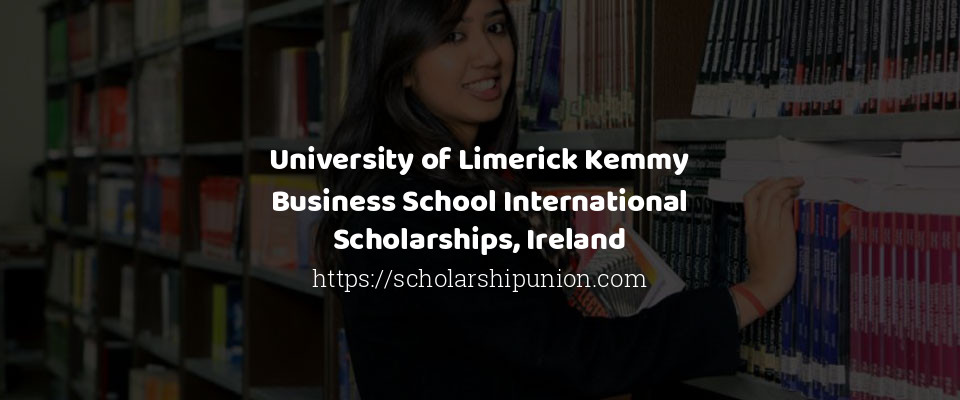 Feature image for University of Limerick Kemmy Business School International Scholarships, Ireland