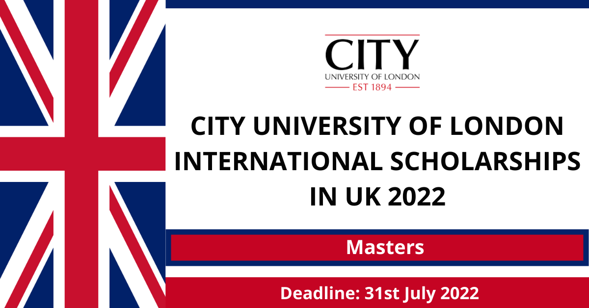 Feature image for City University of London International Scholarships in UK 2022