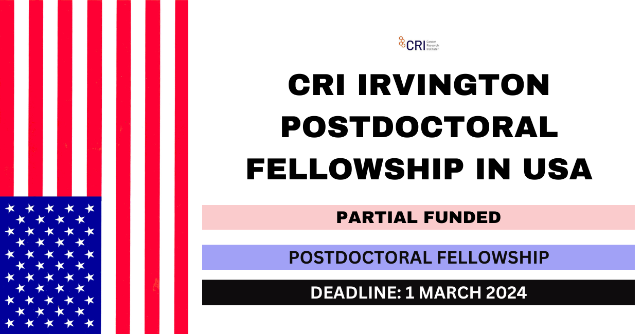 Feature image for CRI Irvington Postdoctoral Fellowship in USA 2024