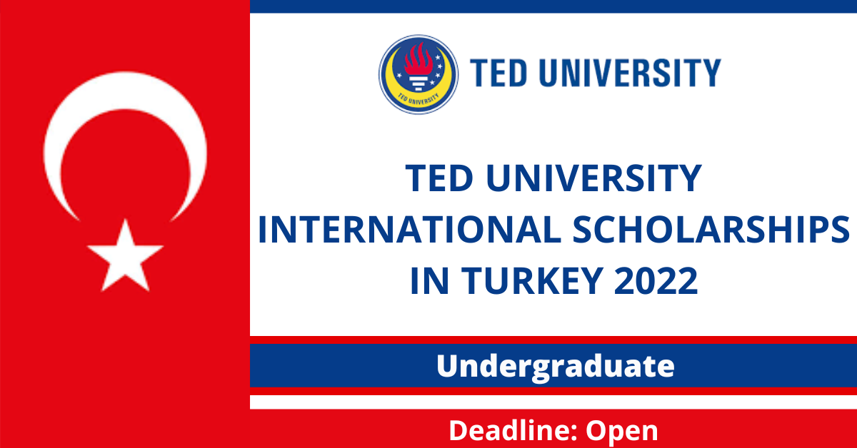 Feature image for Ted University International scholarships in Turkey 2022