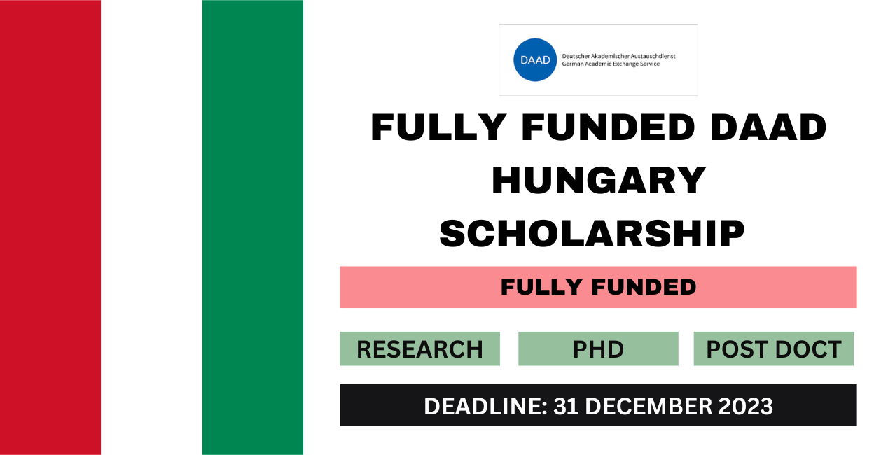 Feature image for Fully Funded DAAD Hungary Scholarship 2024