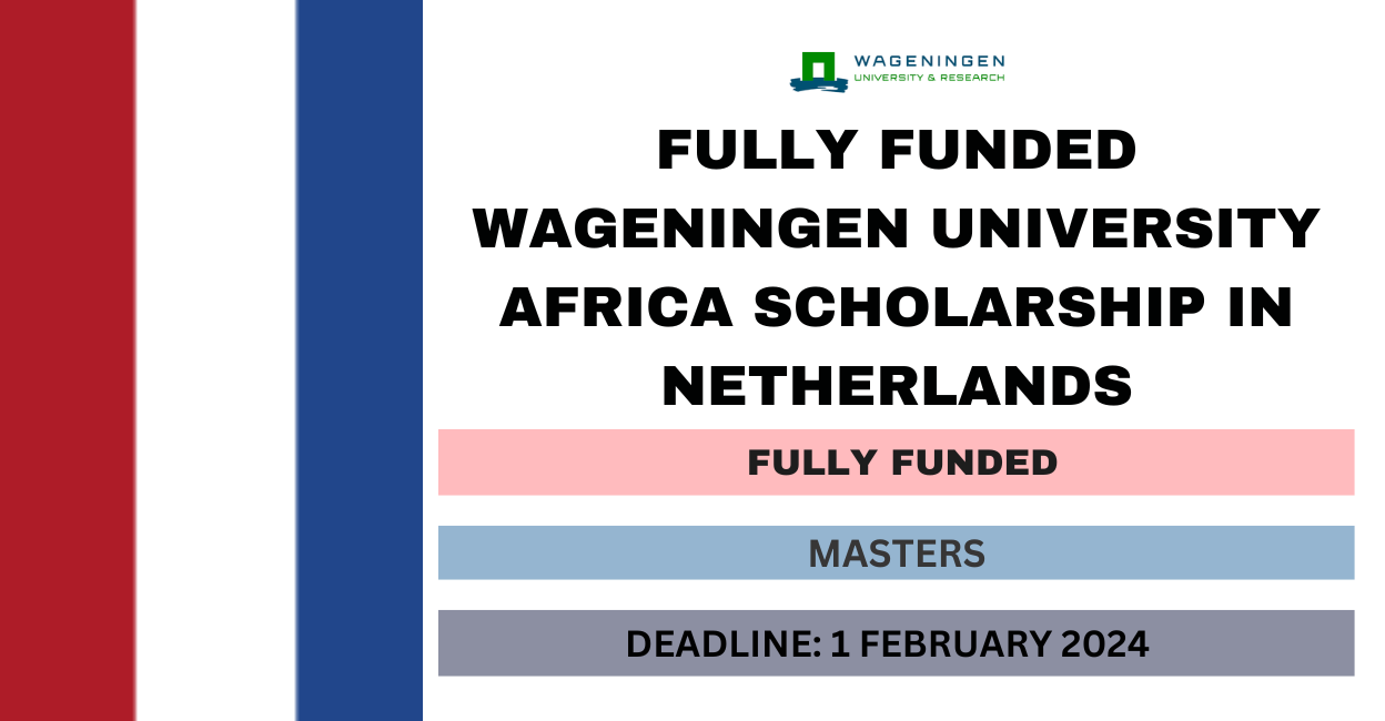 Feature image for Fully Funded Wageningen University Africa Scholarship in Netherlands 2024