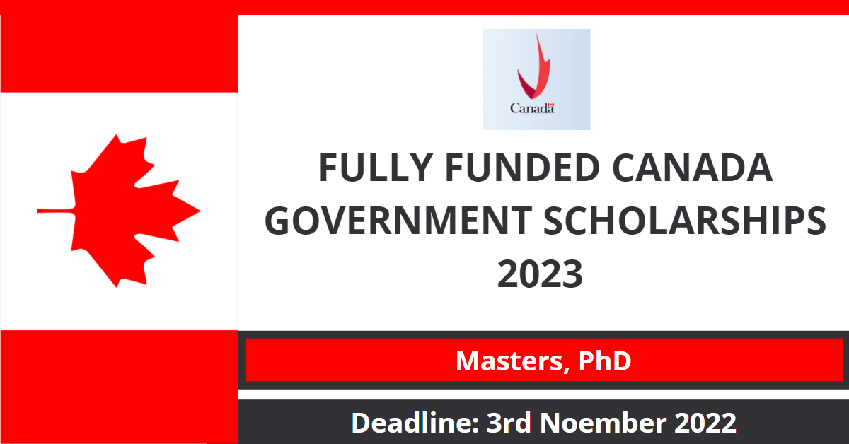 Feature image for Fully Funded Canada Government Scholarships 2023