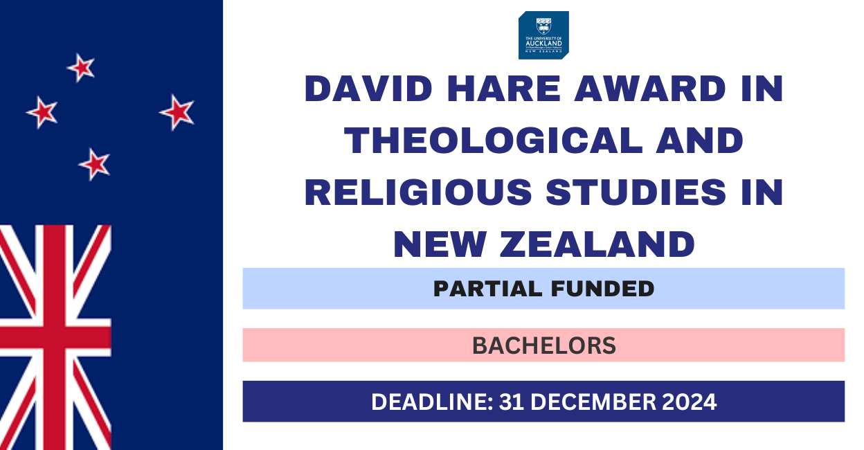 Feature image for David Hare Award in Theological and Religious Studies in New Zealand 2024