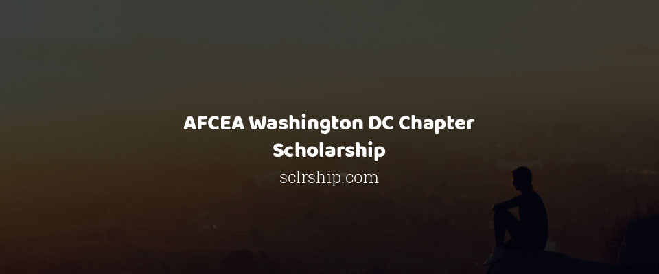 Feature image for AFCEA Washington DC Chapter Scholarship