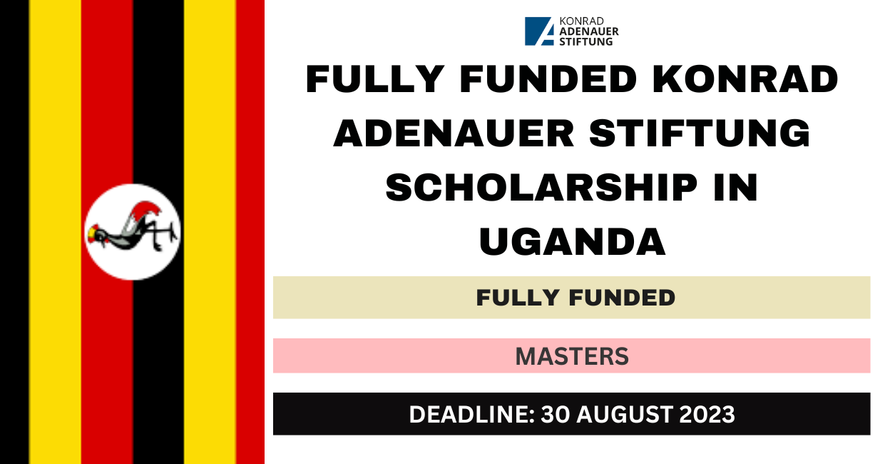 Feature image for Fully Funded Konrad Adenauer Stiftung Scholarship in Uganda 2023