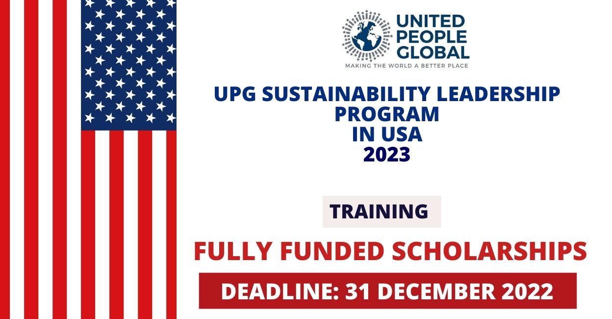 Feature image for Fully Funded UPG Sustainability Leadership Program in USA 2023