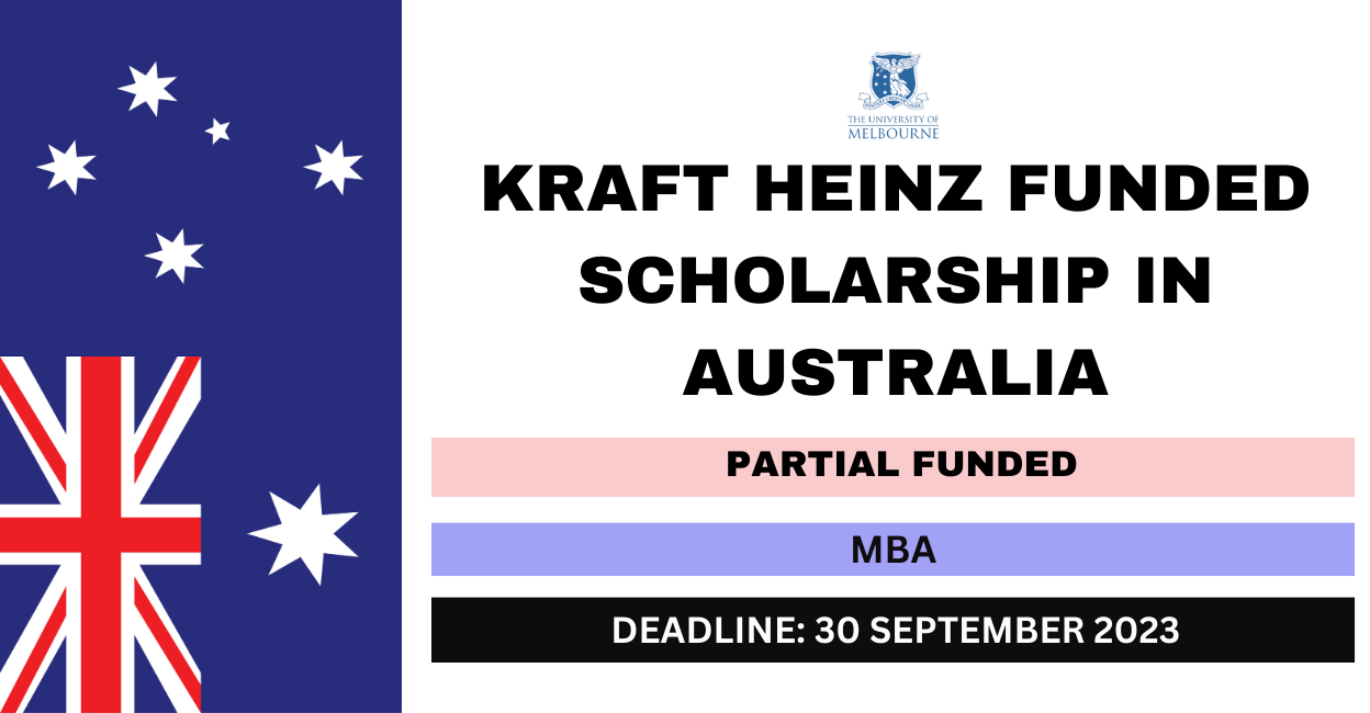 Feature image for Kraft Heinz Funded Scholarship in Australia 2024