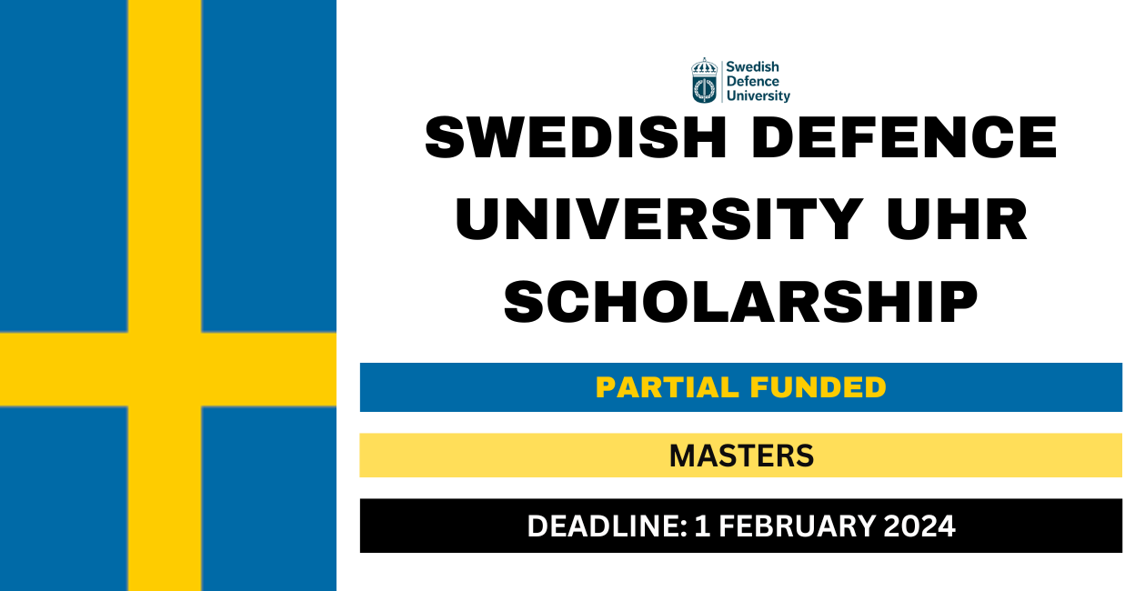 Feature image for Swedish Defence University UHR Scholarship 2024-25