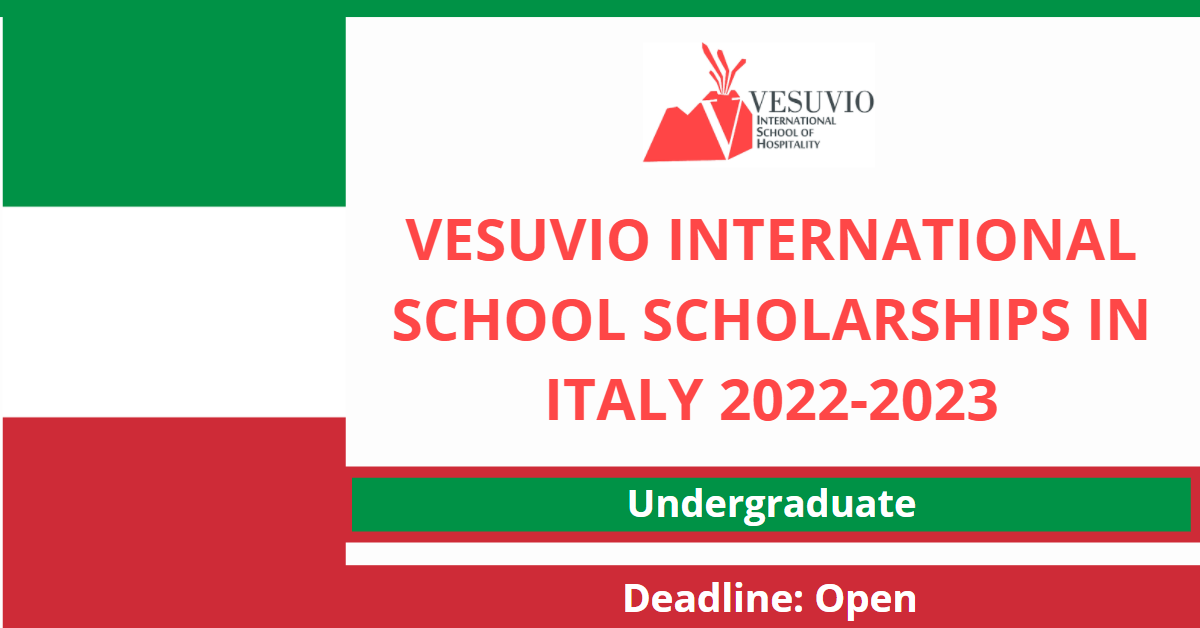 Feature image for Vesuvio International School Scholarships in Italy 2022-2023
