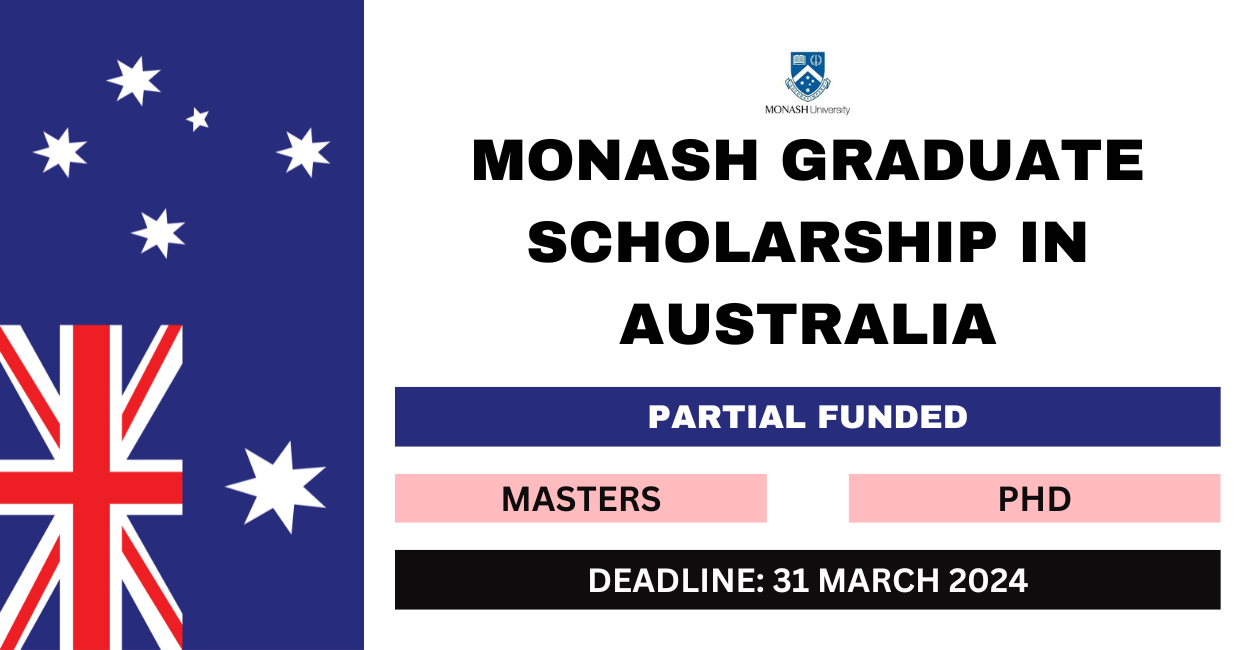Feature image for Monash Graduate Scholarship in Australia 2024
