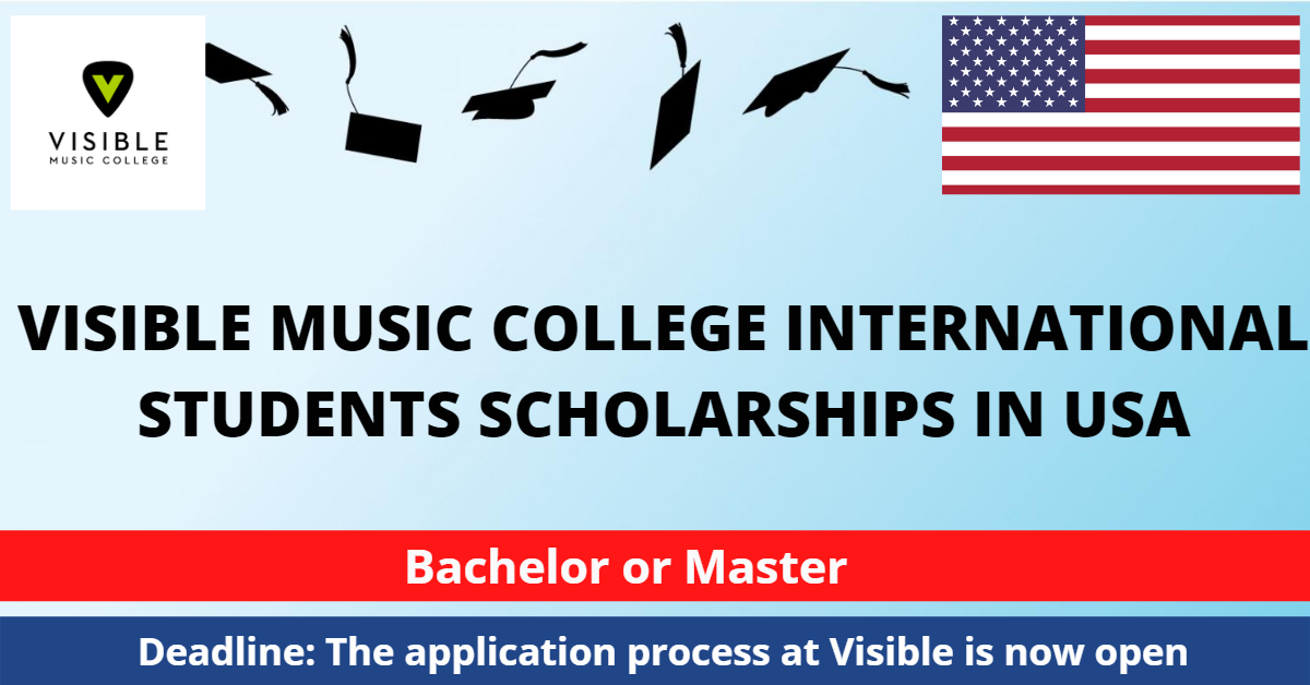 Feature image for Visible Music College International Students Scholarships in USA