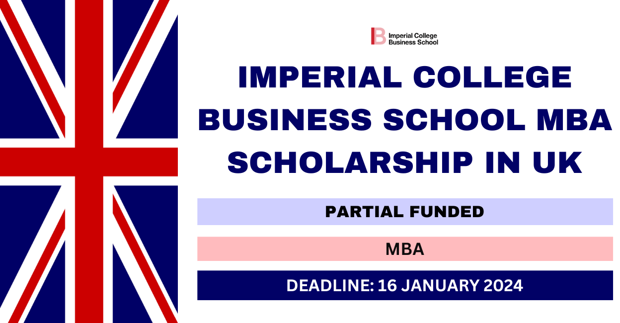 Feature image for Imperial College Business School MBA Scholarship in UK 2023
