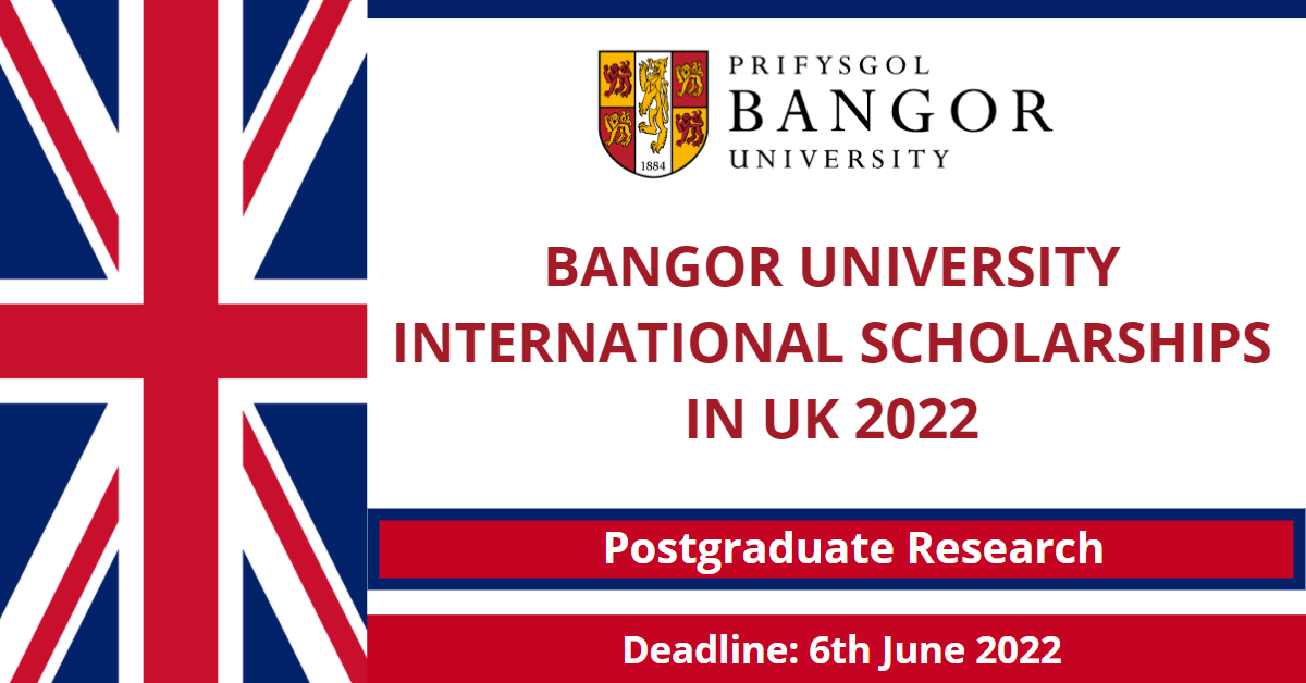 Feature image for Bangor University International Scholarships in UK 2022