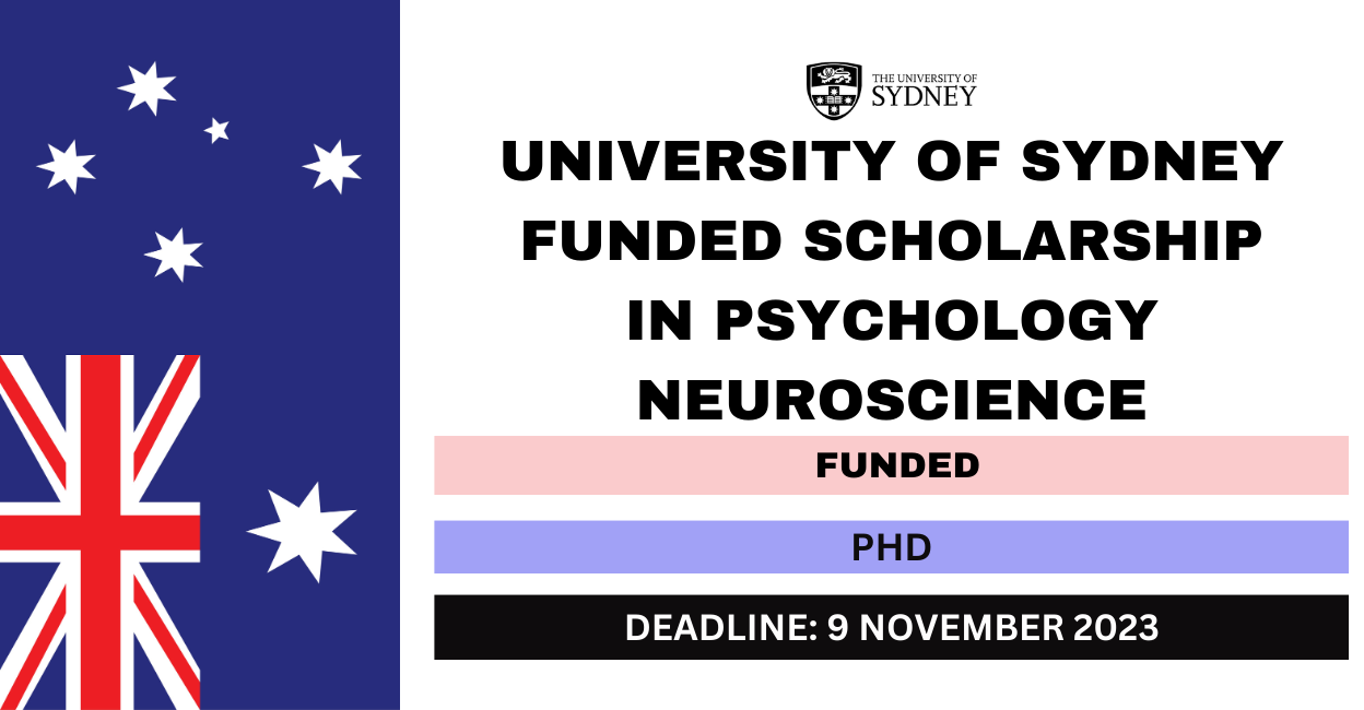 Feature image for University of Sydney Funded Scholarship in Psychology Neuroscience 2024