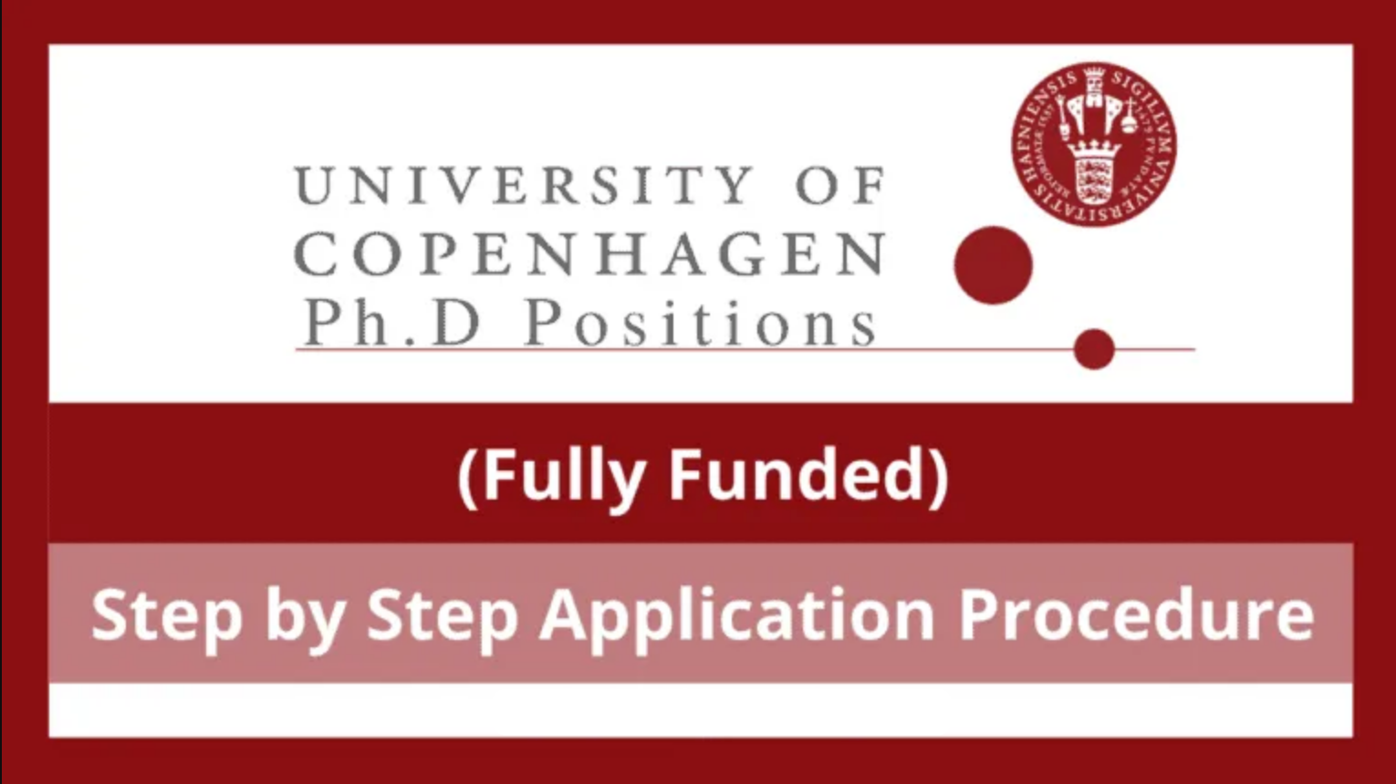 Feature image for Fully Funded Copenhagen University PhD Scholarship in Denmark 2023