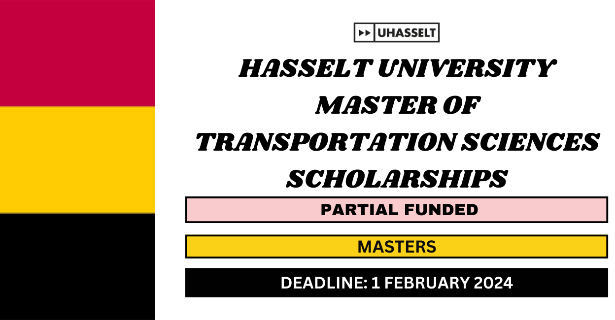 Feature image for Hasselt University Master of Transportation Sciences Scholarships 2024