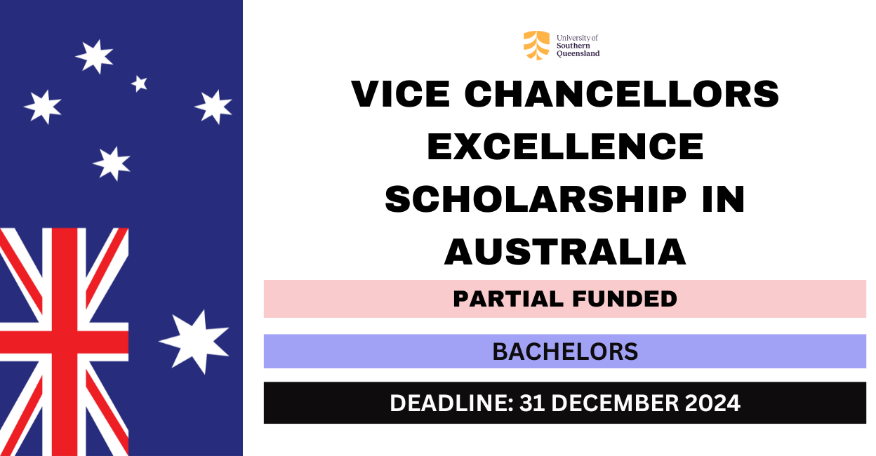 Feature image for Vice Chancellors Excellence Scholarship in Australia 2024