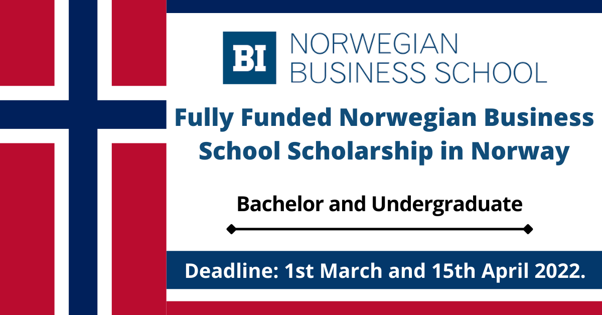Feature image for Fully Funded Norwegian Business School Scholarships in Norway