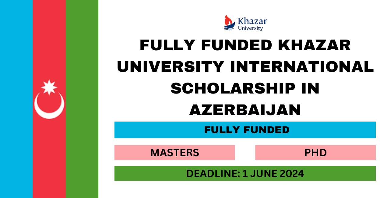 Feature image for Fully Funded Khazar University International Scholarship in Azerbaijan