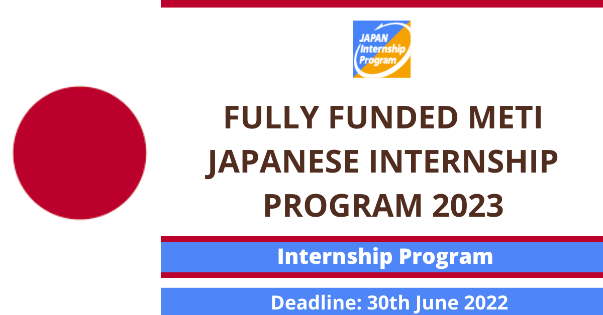 Feature image for Fully Funded METI Japanese Internship Program 2023