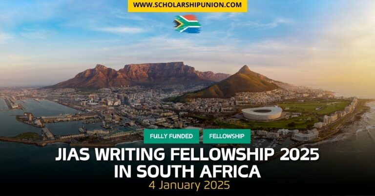 Fully Funded JIAS Writing Fellowship 2025 in South Africa