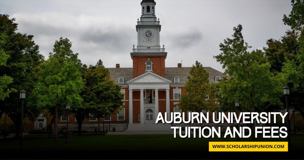 Auburn university tuition and fees costs breakdown 2025