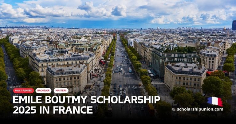 Fully Funded Emile Boutmy Scholarship 2025 France