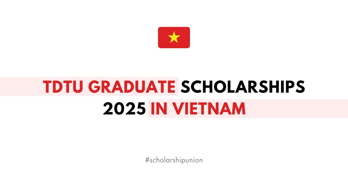 TDTU Graduate Scholarships 2025 in Vietnam