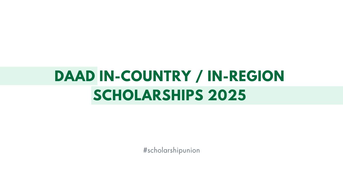 DAAD In-Country In-Region Scholarships 2025 | Fully Funded