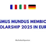Erasmus Mundus MemBioMed Scholarship 2025 in Europe | Fully Funded