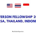 Jefferson Fellowship 2025 in USA, Thailand, Indonesia | Fully Funded