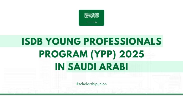 IsDB Young Professionals Program 2025 in Saudi Arabia