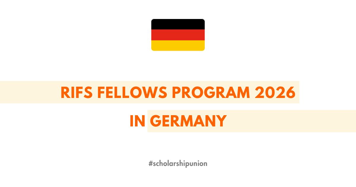 RIFS Fellows Program 2026 in Germany | Fully Funded