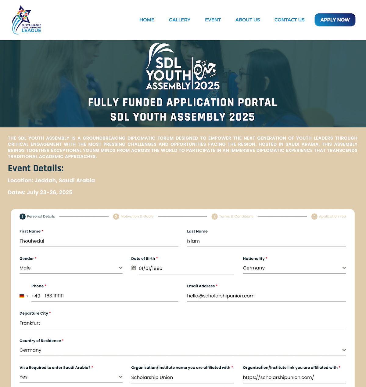 SDL Youth Assembly Saudi Arabia 2025 – How to Apply and Join