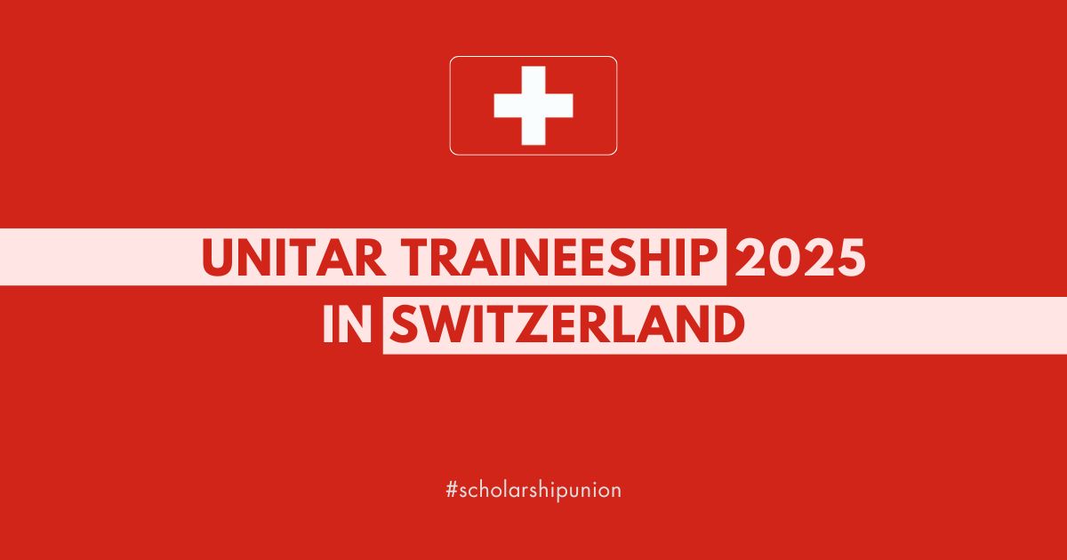 UNITAR Traineeship 2025 in Switzerland (€964/Month)