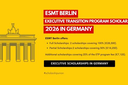 ESMT Berlin Executive Transition Program Scholarships 2026 in Germany