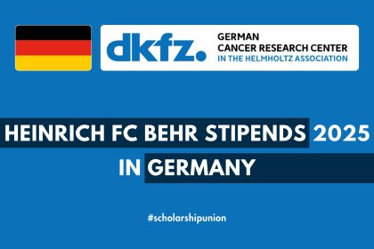 Heinrich FC Behr Stipends 2025 in Germany | Fully Funded
