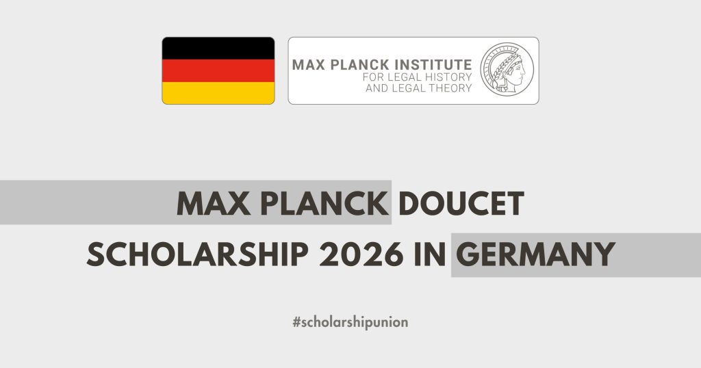 Fully Funded Summits 2025 | Top Global Opportunities for International 7 Max Planck Doucet Scholarship 2026 in Germany | Fully Funded