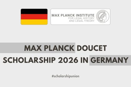 Max Planck Doucet Scholarship 2026 in Germany | Fully Funded