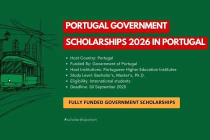 Portugal Government Scholarship 2026 | Fully Funded