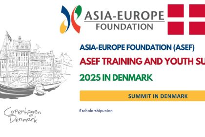 ASEF Training and Youth Summit 2025 in Denmark | Fully Funded