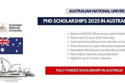 Australian National University PhD Scholarships 2025 in Australia | Fully Funded