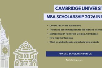 Cambridge University MBA Scholarship